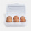6 Grid Egg Carton with Lid Stackable Crisper Egg Protection Box Plastic Egg Container BPA Free for Camping Picnic 5