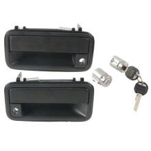 Poignées de Porte Extérieures avec Clés de Cylindre de Serrure pour Suburban Tahoe C1500 1995-2000 pour Yukon 15742229 15742230