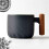 Ceramic Coffee Tea Tasting Cup Japanese Style Coffee Tea Mug with Handgrip 2