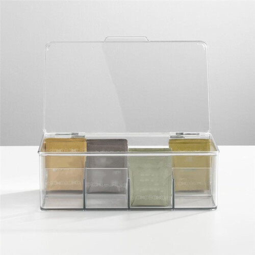 Tea Bag Storage Box Office Multifunctional Storage Box Storage Box Coffee Bag Compartment Box 2