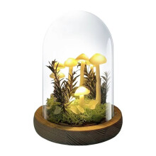 Small Mushroom Lamp Handmade Mushroom Night Light Novelty Nightlight Project Small Mushroom Lamp Arts and Crafts