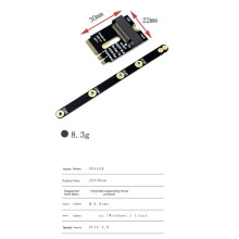 Adaptateur PCIE 4.0 M.2 NVME SSD Installation de L'Adaptateur PCIE pour Carte de Montage SSD NVME M2 2230 2242 2260 2280