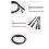 Electric Bicycle Cable 1TO5 Waterproof Cable Leads Wires for KT Controller Motor Throttle Brake Display 6