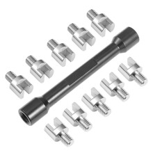 Dirt Bike Tool Wrench Spoke Tool Adjusting Wrench Spoke Regulator Motorcycle Storage Box Wrench Tire Wire Wrench
