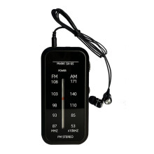 Radio Portable Walkman Radios AM FM Hand Stereo Radio FM87-108MHz MP3 Music Player with Headphones