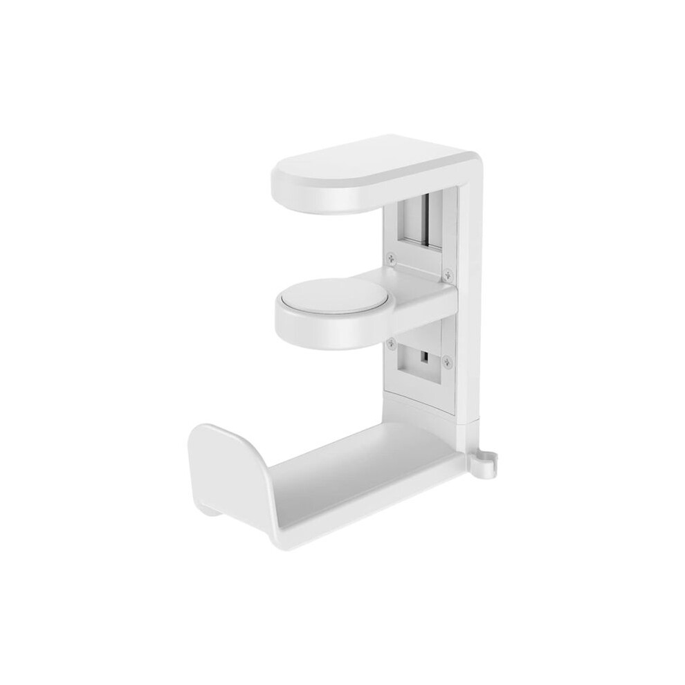 Rotating Headphone Stand Adjustable Clamp- Headphone Holder Pc Gaming Headset Stand With 360 Degree Swivel White 6033113269891