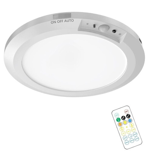 Ceiling Light, Rechargeable Motion Sensor Lights Indoor, Magnetic Ceiling Lamp with 3 Dimmable Color Remote Control