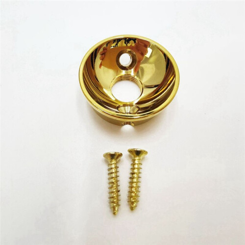 TL Round Socket Elgitarr Ljudutgång Jack Socket Socket TL Guitar Jack Elbasutgång Silver 1