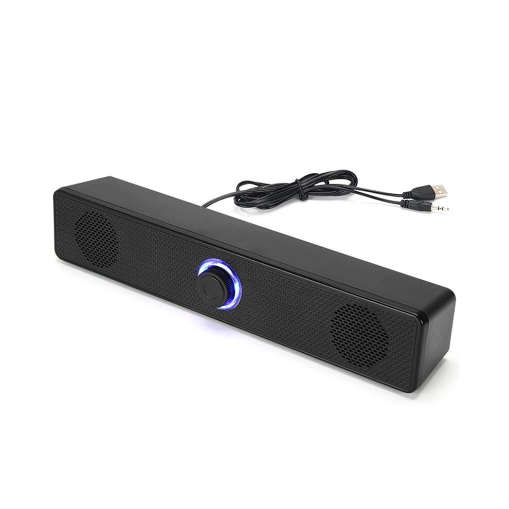 Pc Soundbar Wired Speaker Usb Powered Soundbar For Tv Pc Laptop Gaming Home Theater Audio System 6134130640363