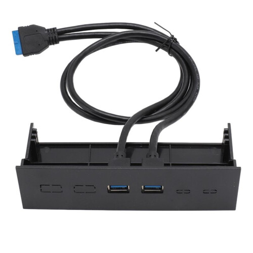 5.25 Inch Front Panel USB Hub Dual Port 5Gbps USB3.0 Optical Drive Front Panel Computer Case Expansion Board 1