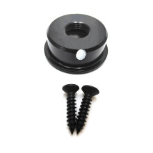 TL Round Socket Electric Guitar Audio Output Jack Socket Socket TL Guitar Jack Electric Bass Output Black