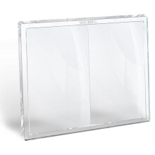 2 ELKE Vergrotende Laslens, 2.0 Cheater-Lens, 3,54 Inch X 4,25 Inch, Compatibel met de Meeste Lashelmen