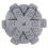 Thickened Pot Protection Pad Cookware Suitable for Stacking Flower-Shaped Coaster Table Mat 1