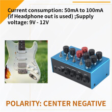 MOSKYAUDIO Audio Bright Flame Multi Guitar Amp Simulator Pedal Stereo Cabinet Sim Box Preamp DI Box Effect Pedal