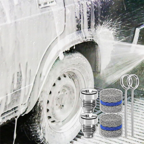 1.1mm Hole Foam Cannon Nozzle Kit for Foam Cannon Replacement Threaded Nozzle Tip and Mesh Filter with Cleaning Tool B 2