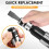 Quick Change Chisel Retainer, Retaining Quick Chuck Attachments, Air Chisel Spring Retainer for Fixing Most Air Shovels 2