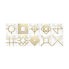 Marble Decorative Adhesive Tile Stickers for Bathroom and Kitchen Tile Stickers,Waterproof Self-Adhesive Decoration E S