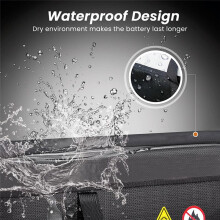 E-Bike Battery Bag E-Bike Lithium Battery Explosion-Proof Bag Charging Fireproof Waterproof Storage Bag