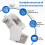 KU Band LNB Holder for Satellite Dishes 20mm Plastic Bracket,  for Multiple Dish Sizes 4