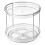 2 Tier Organizer, 9.25Inch Turntable for Cabinet, Stackable Turntable Organizer Rotating Spice Rack Organization 2