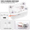 Electric Bobbin Winder with Handle Automatic Bobbin Winder Machine USB/Battery Powered Organizer Sewing Tool 6