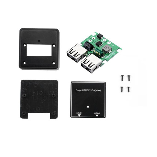 5V 3A Solar Panel Stabilizer DIY Kit Solar Panel Power Bank Dual USB Charge Voltage Controller Regulator Charger 2