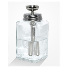 Push Down Out Water Glass Bottle, Thickened Alcohol Bottle, Water Solvent Bottle