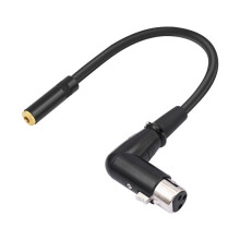 1/8 auf Rechtwinkliges Xlr-Kabel, Symmetrisches 3,5-mm-Stereo--Klinkenkabel auf Xlr-Audiokonverter-Adapterkabel B