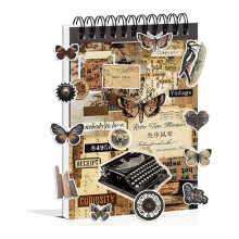 Vintage Stickers voor Scrapbooking, 50 Vellen Voorgesneden Washi-Stickers, Boek voor Journaling, Junk Journal Supplies D