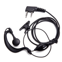 Walkie Talkie Headset 2 Pin K-Plug Wired Two Way Ham Radio Earpiece for  BF-888S UV5R Walkie Talkie 992 Earwear