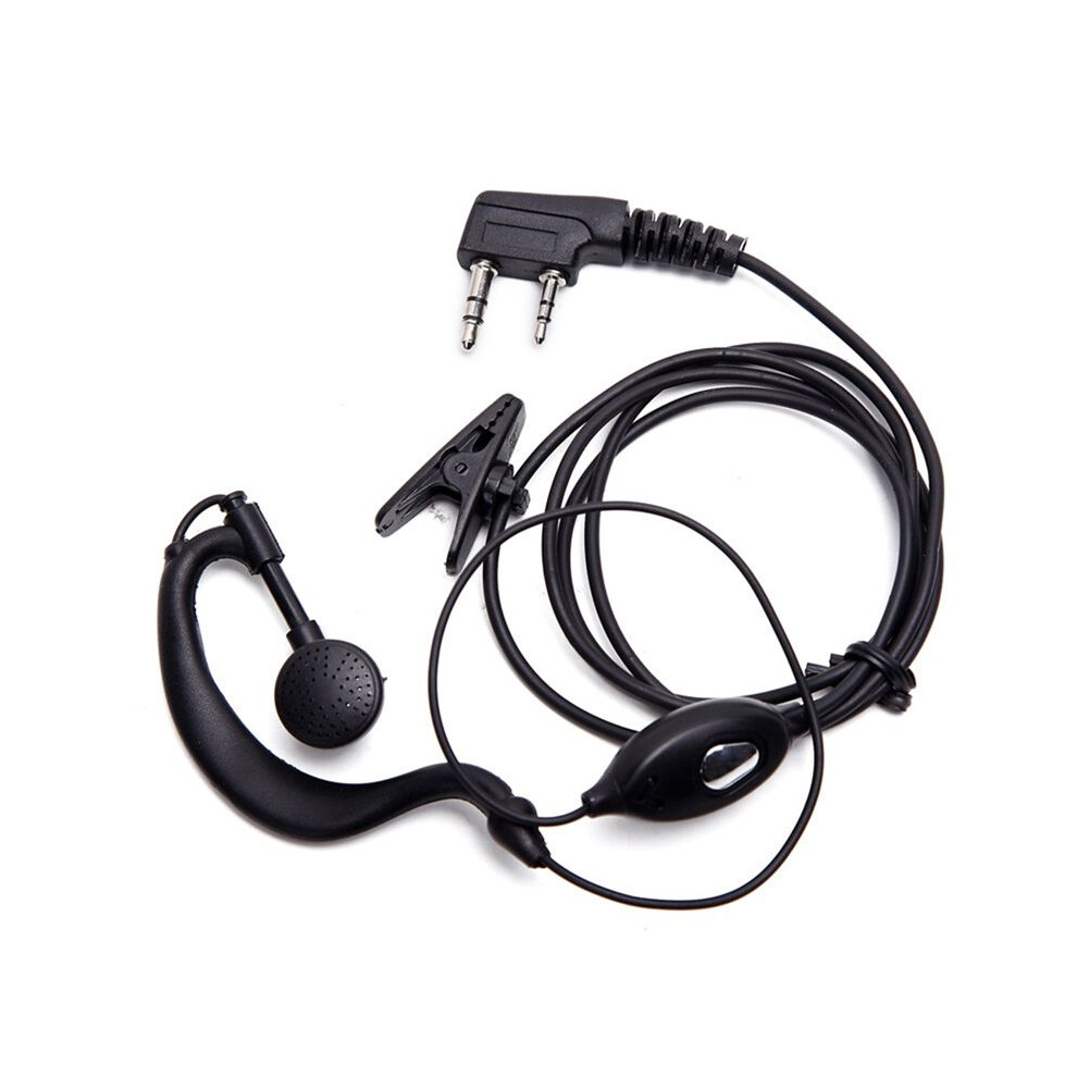 Walkie Talkie Headset 2 Pin K-Plug Wired Two Way Ham Radio Earpiece For Bf-888S Uv5r Walkie Talkie 992 Earwear 6033077608804