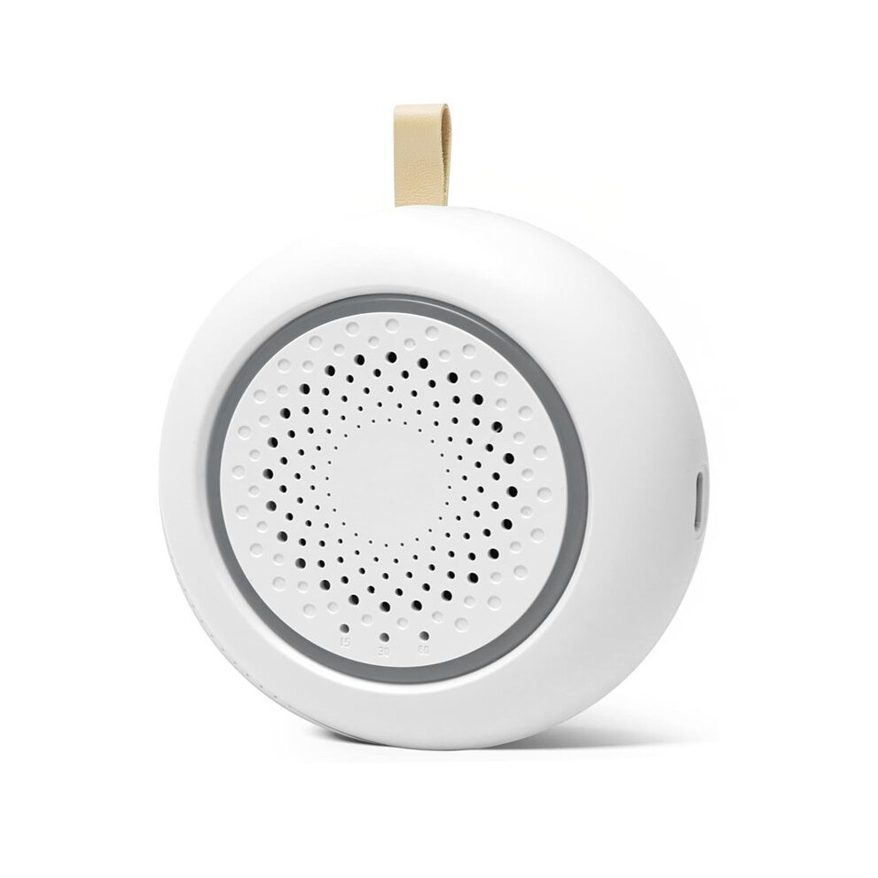 Portable Sound Machine, Nature Sound Noise Sound Machine With Night For Sleep,Anxiety Relief,For Home Travel White/Light 6032318653658