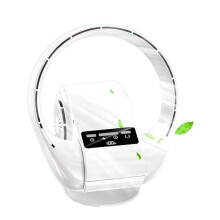 Ventilatore da Parete con Telecomando 2 In 1, Ventilatore da Tavolo Senza Foglie, Ventilatore da Parete con Testa Vibrante, Telecomando, Ventilatore