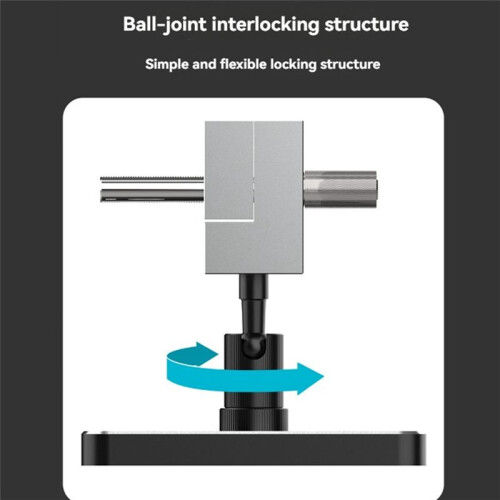 2in1  Portable Table Vise, Micro-Bench Vise for Model Building Precision Clamp Scale Model Fixing Tool DIY Accessary 2