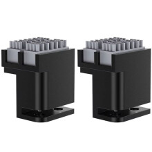 BIQU Panda Brush PX Düsenwischer Druckkopfreiniger Silikonbürste Montierter Schrubber für P1P, P1S, X1C, X1E, 2 Stück