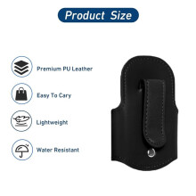 Stethoscope Holder - Magnetic Stethoscope Holder Clip for Scrubs Pu Leather Portable Holder for Physicians, Nurses