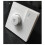 Brushed Eu Universal 1gang 2way Light  with Fan Speed Control ,Range Hood Ceiling Fan  Panel AC 4