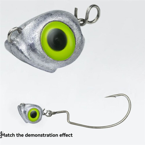 10pcs Swing Jig  Weights Soft Lure Group Sinker Weights for Fishing Easy Hook Combo Aggravated Design 5g 2