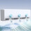 3Pcs Windmill Shaped Suction Cup Air Conditioning Ventilator - Anti-Direct Blowing, Windproof,  Saving Guide Fan 3