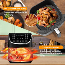 Grillpfanne für die Heißluftfritteuse GAF716 GAF798 7QT, Antihaft-Heißluftfritteuse, Ersatzteile, Zubehör, Ablagefach