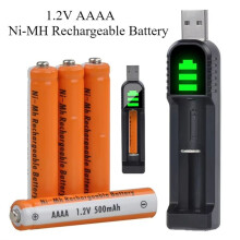 1.2V AAAA Ni-MH Rechargeable Battery for Stylus Pen Toys Earphone, USB Charger for Capacitive Pen
