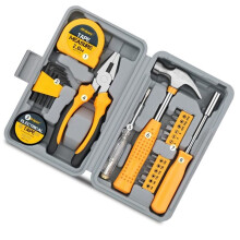 HI-SPEC Conjunto de Ferramentas Kit de Ferramentas Manuais para Uso Doméstico Geral com Caixa de Ferramentas Plástico, Estojo Azul para Mulheres -