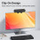 PC Speaker Desktop Computer Speaker Easily Clamps Display Volume Control Laptop Speaker  Sound Bar Desk Speaker 2