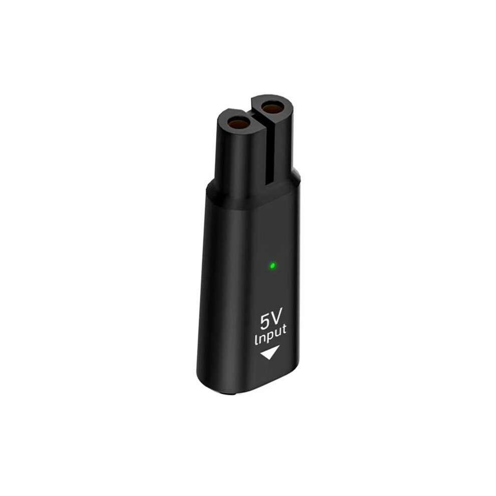 Black 5V Type-C Shaver Adapter Charger Converter For One Blade Qp2724 Qp2834 Qp4530 Qp1924 Qp1324 Shaver