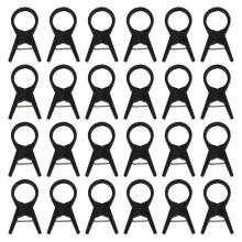 100 STKS Plant Enten Clip Plastic Tuingereedschap voor Komkommer Aubergine Watermeloen, Ronde Mond Platte Mond Antival Klem
