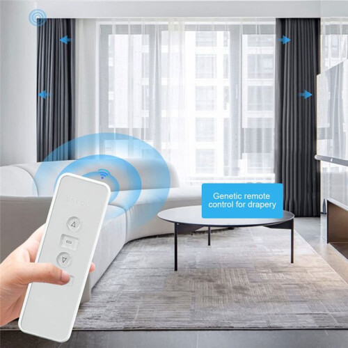 AC123-06 6 Channel Wireless RF433.92 Controller Transmitter Remote, Working for Electric Blinds 2