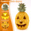 Pineapple Lantern - Yellow Light Halloween Pineapple Lantern Decoration Resin Pineapple Lantern with Inner Light 5