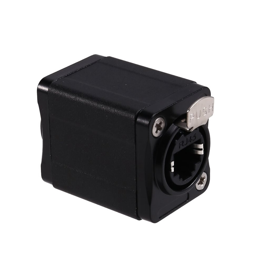 1Pcs Rj45 Feedthrough Coupler, Cat6 Stp Shielded Female Straight Coupler Converter Ethernet Extension Adapter A 6034120116680