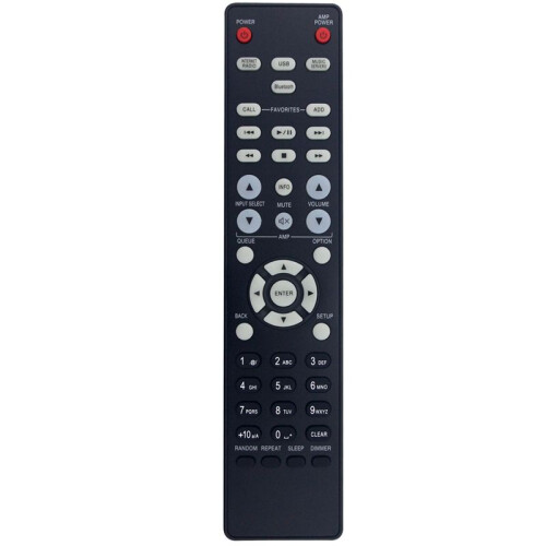 Replace RC-1224 Remote Control for  AV Audio System DNP-800NE DNP800NE