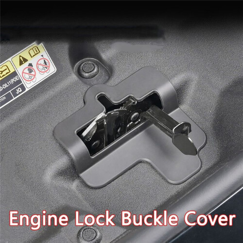 Car Engine Lock Buckle Cover Trim Engine Compartment Lock Cover Protector 1